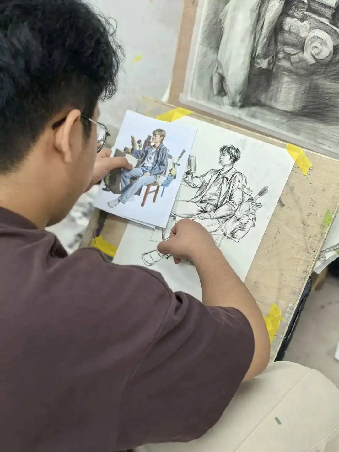 集训阶段性检测|6月美术模拟考试顺利开展,稳步提升艺考实力-第4张图片-四季读书网