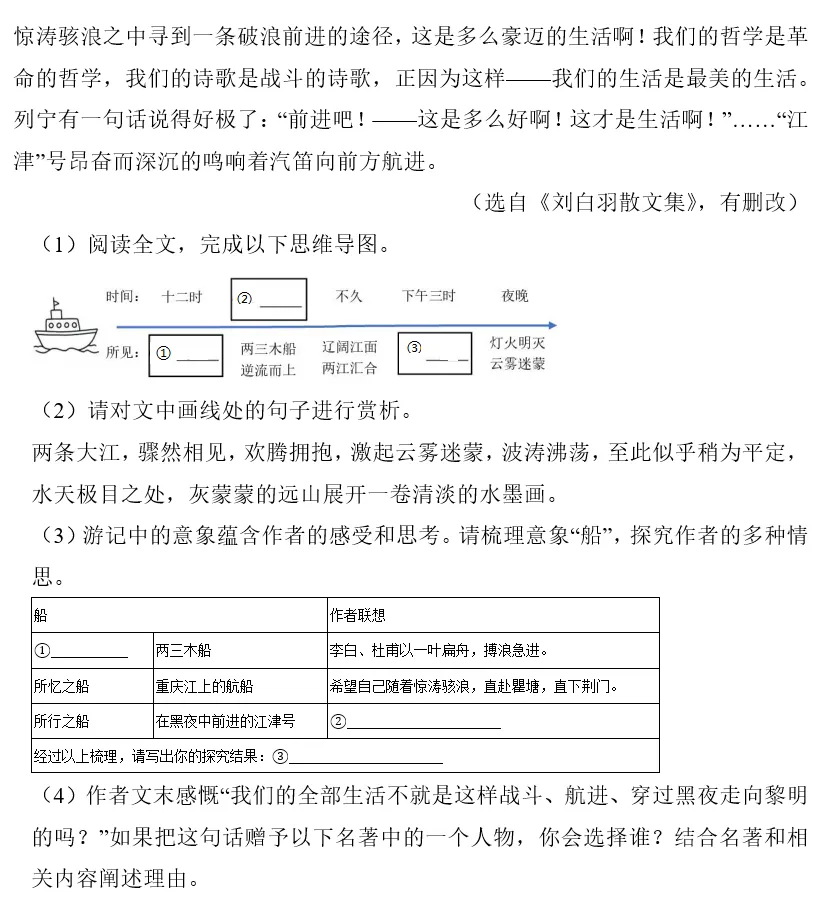 刷题必备|2026年广东中考语文常考考点专题汇总(共25个专题)-第39张图片-四季读书网