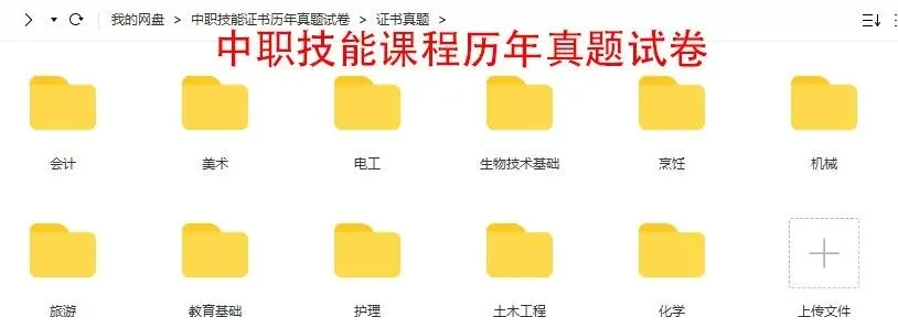明天开考!中职技能证书准考证+历年真题!-第4张图片-四季读书网