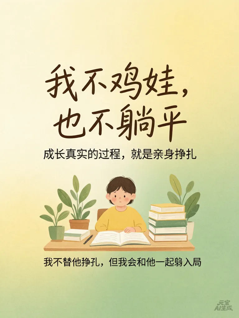 我不鸡娃,也不躺平:一个刚陪孩子走过中考的家长自白-第3张图片-四季读书网