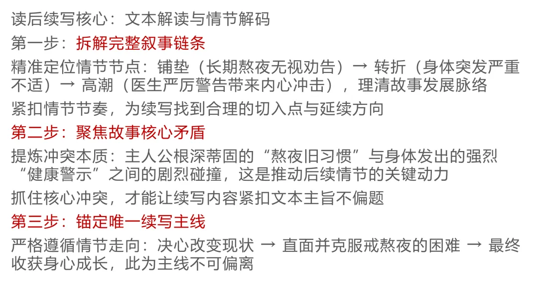 2026年高考英语全国二卷读后续写真题精讲-第10张图片-四季读书网