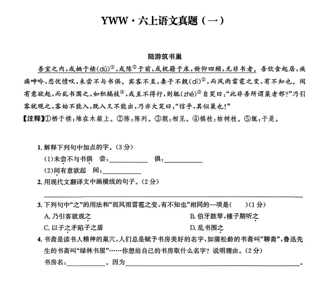 我是“雷锋” | 足不出户,手把手用真题带你腾飞六上语文(一)-第2张图片-四季读书网