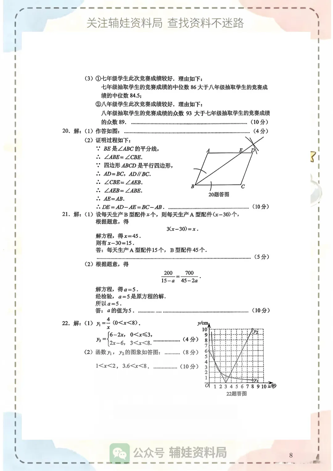 中考真题速递 2026年重庆市初三毕业班学业水平测试中考数学试卷 九年级数学真题练习-第8张图片-四季读书网
