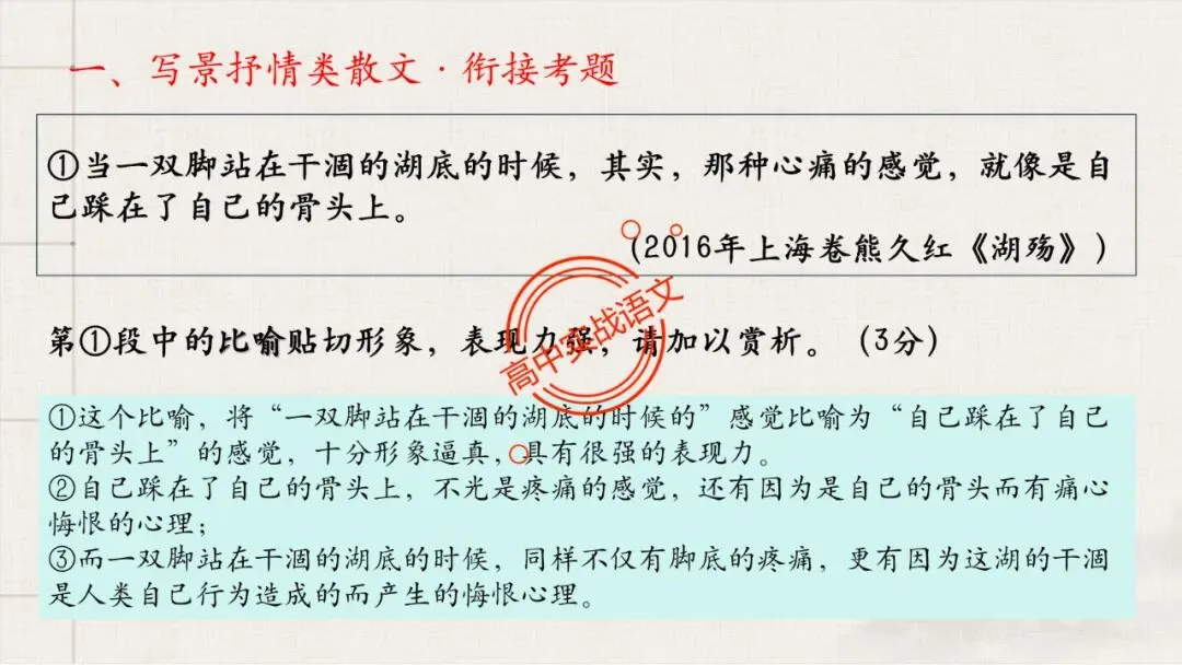 【对标近三年真题】高中语文统编教材【课内散文篇目考点】【逐课梳理】-第70张图片-四季读书网