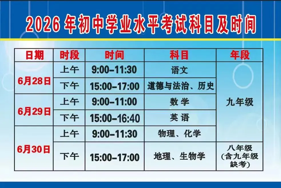 明天中考,请收下这份考前温馨提示,一起从容应考!-第2张图片-四季读书网