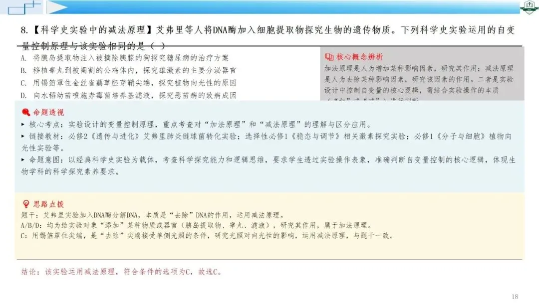 2026年高考生物真题综合评析系列课程-广东卷(配讲评稿)下载链接在结尾-第11张图片-四季读书网