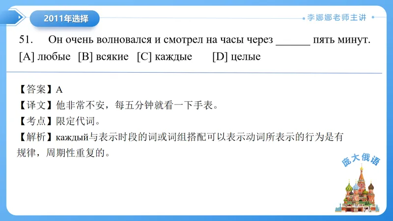 真题课件系列2011语法选择题解析-第16张图片-四季读书网