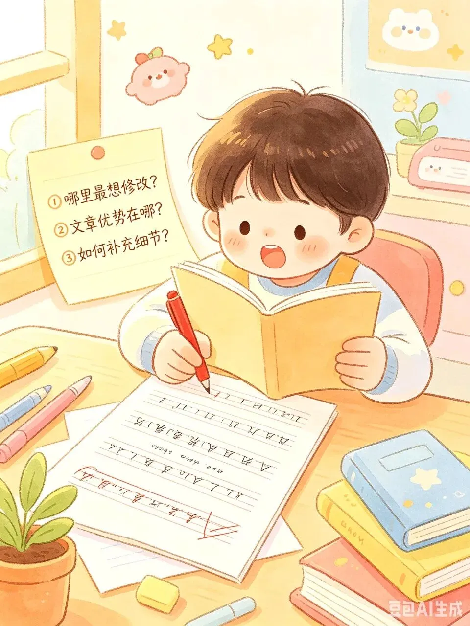 试卷发下来,别着急改错!家长按这三步做,孩子的成绩稳步上涨!-第5张图片-四季读书网
