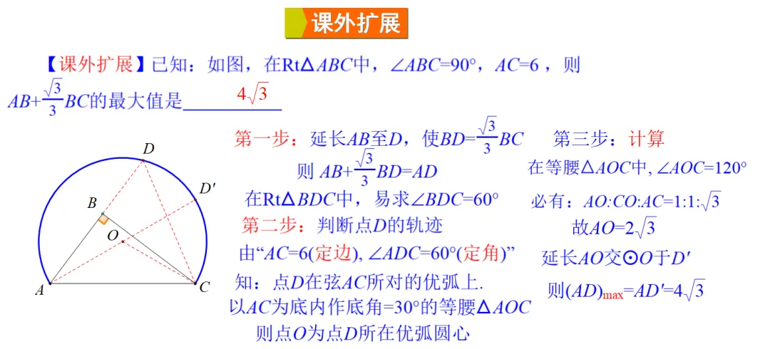 中考热点专题《定角定边求最值问题》-第11张图片-四季读书网