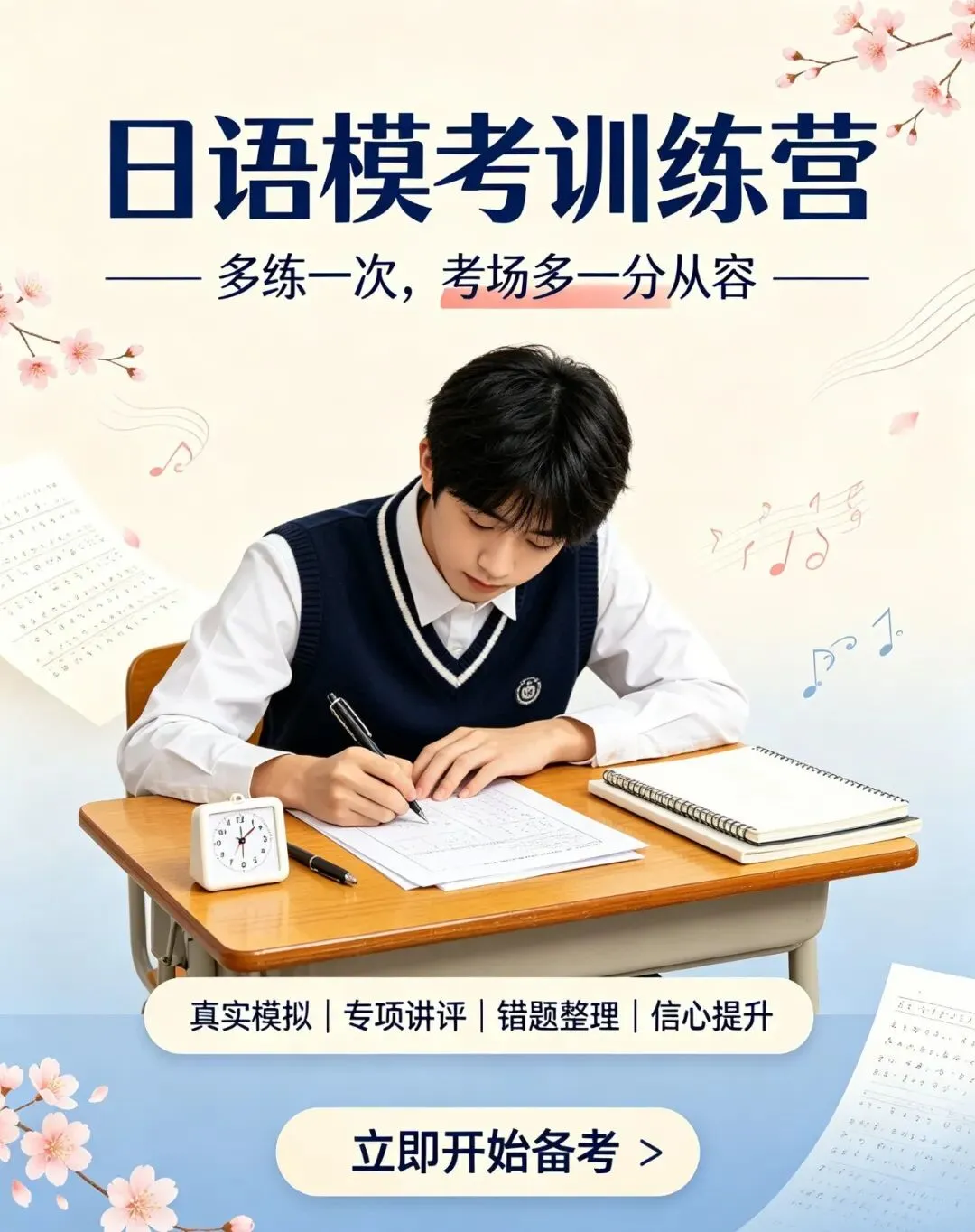 日语老师招聘 和 日语能力考模拟考的邀请函-第2张图片-四季读书网