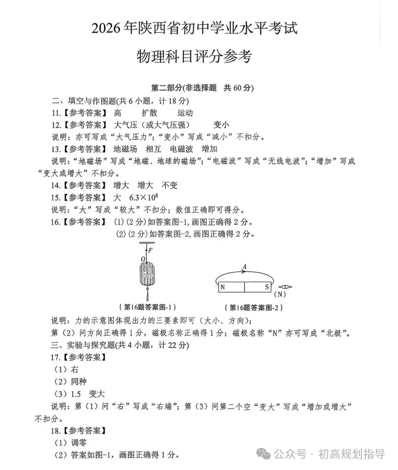 中考真题原卷:陕西省2026年中考数学(回忆版)、英语、物理、化学试题(有答案)-第28张图片-四季读书网