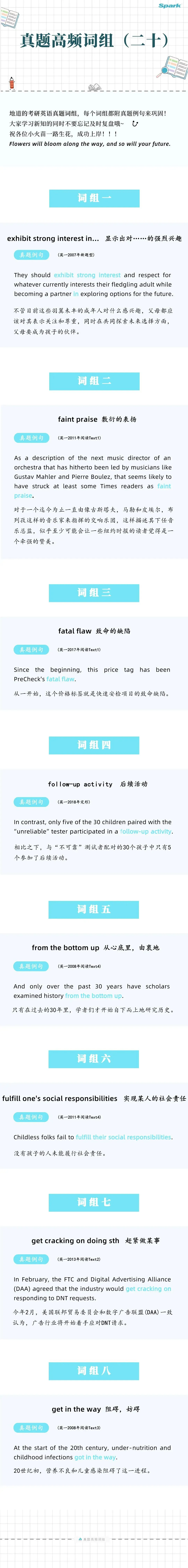 打卡上岸!考研真题高频词组 | Day20-第1张图片-四季读书网