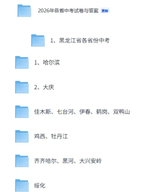 鸡西、牡丹江中考(初二会考)地理、生物试卷和答案更新-第2张图片-四季读书网