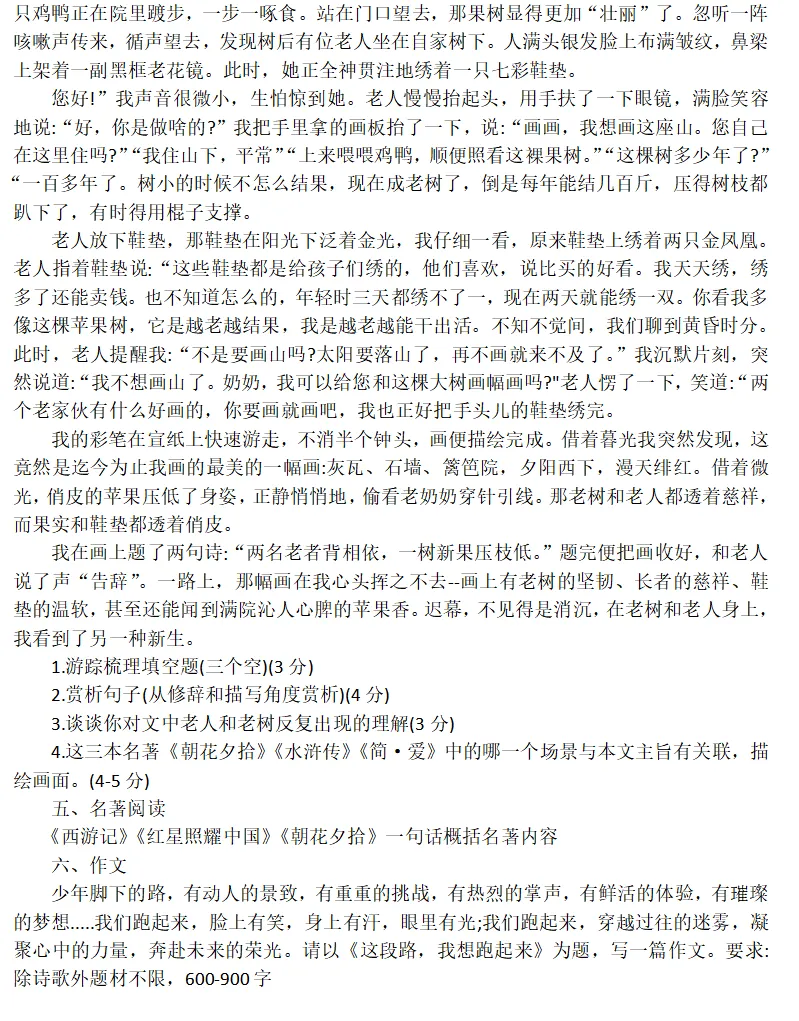 2026深圳中考语文复盘!新初三硬核备考建议,初一初二必看!-第9张图片-四季读书网