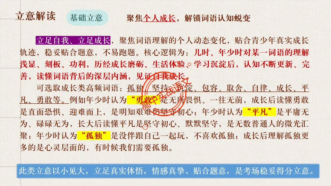 【对标真题】作文【审题立意】一课讲透,【锚定高考真题+名师实战技法】-第24张图片-四季读书网