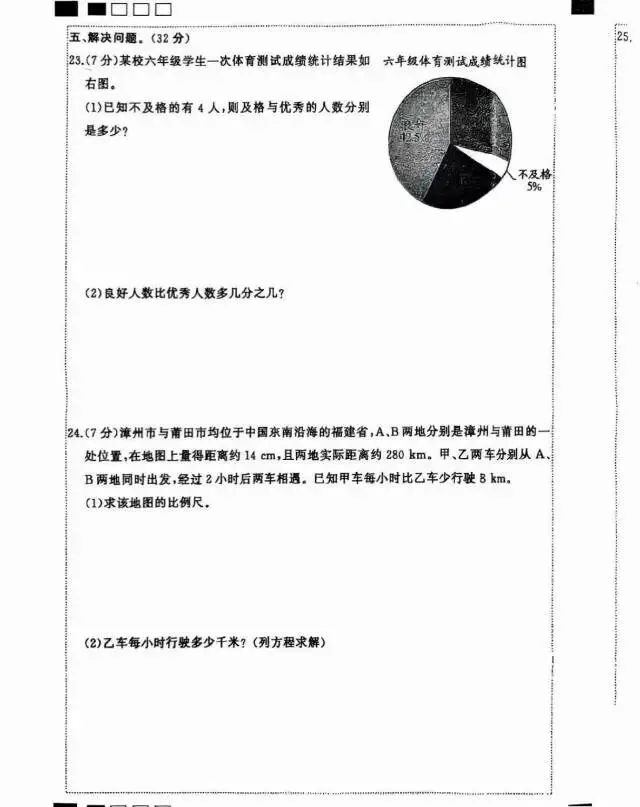 莆田试卷-第5张图片-四季读书网