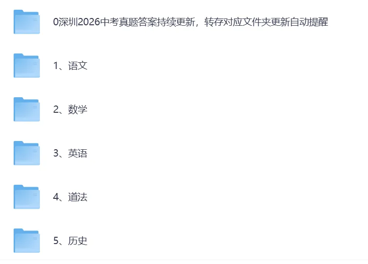 2026年深圳中考【历史】真题答案含回忆版-第1张图片-四季读书网