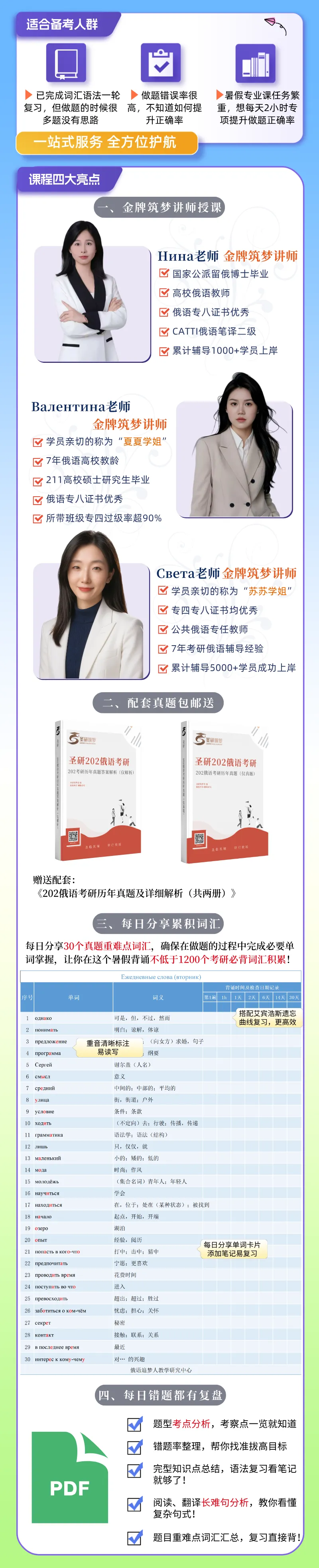 27考研|暑期202俄语真题带练督学班-第2张图片-四季读书网