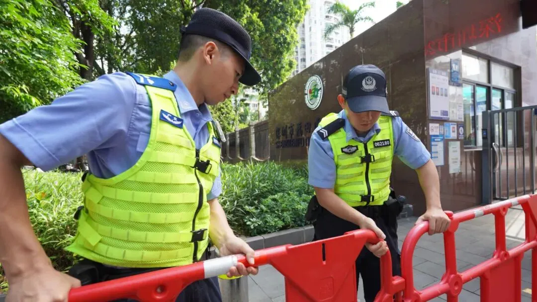中考圆满收官 福田公安悉心护航-第6张图片-四季读书网