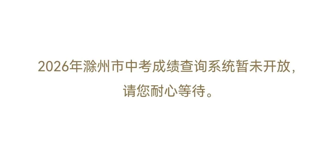 2026中考查分暂未开放,请耐心等待…-第1张图片-四季读书网