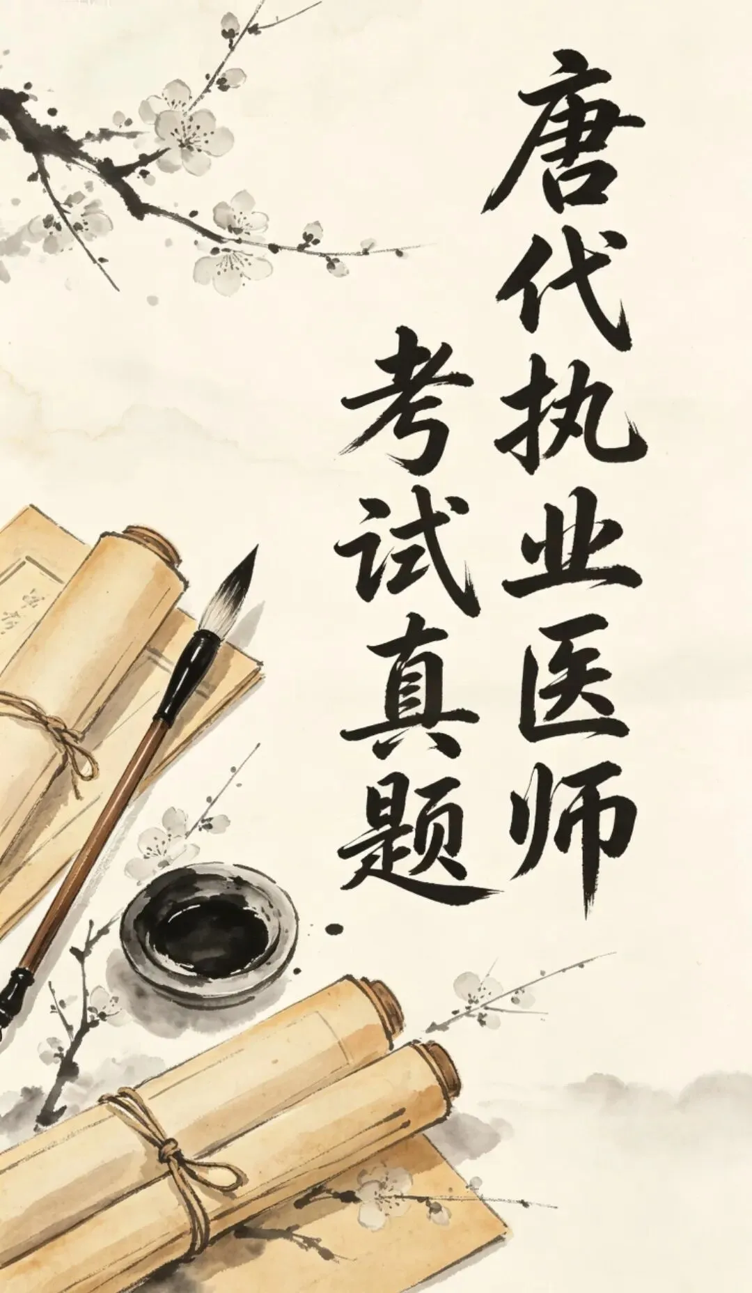 唐代执业医师考试真题,能考50分算你狠(明天公布答案)-第1张图片-四季读书网
