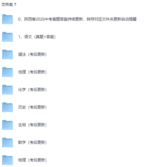 刚刚发布!2026陕西中考(全科)真题试卷及答案pdf完整版-第4张图片-四季读书网