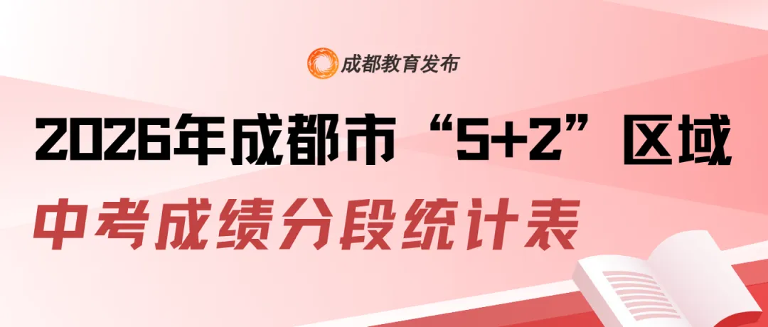 2026年成都市“5+2”区域中考分数线划定!-第8张图片-四季读书网
