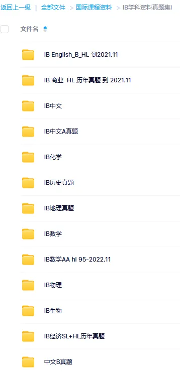 免费领取!IB课程20+科目历年真题电子版合集-第1张图片-四季读书网