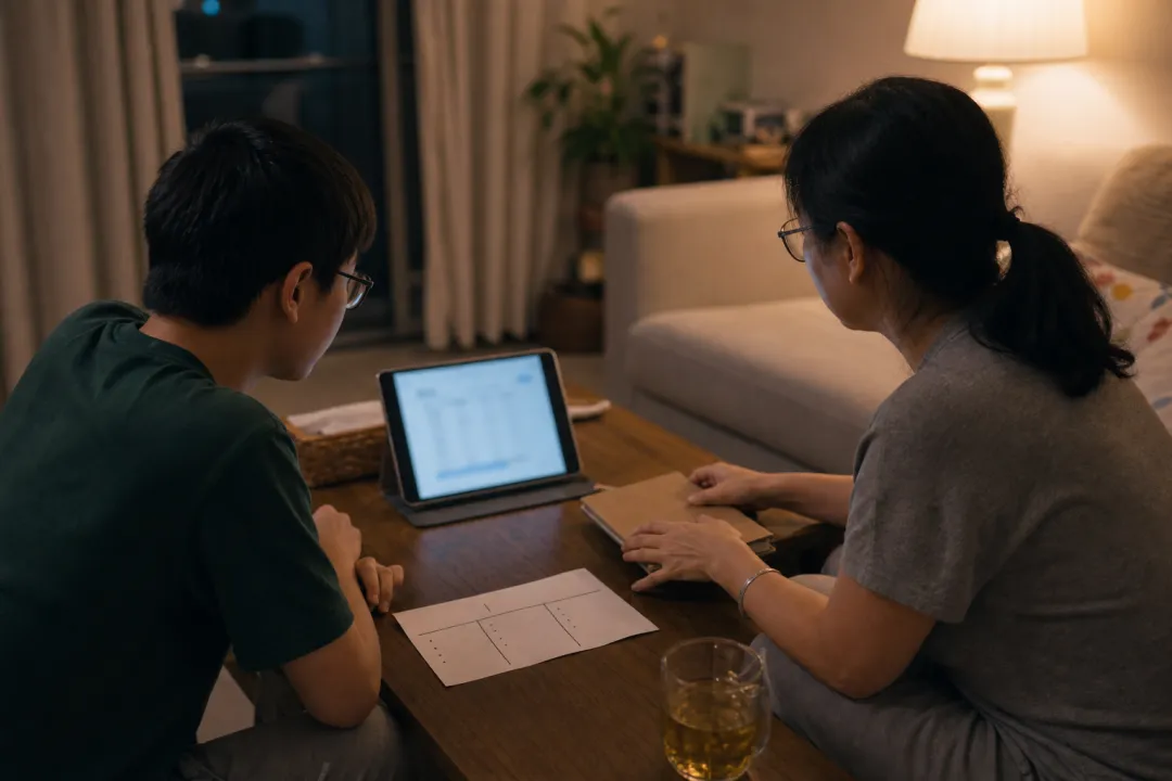 中考成绩不如预期,第一晚先不开分析会-第3张图片-四季读书网