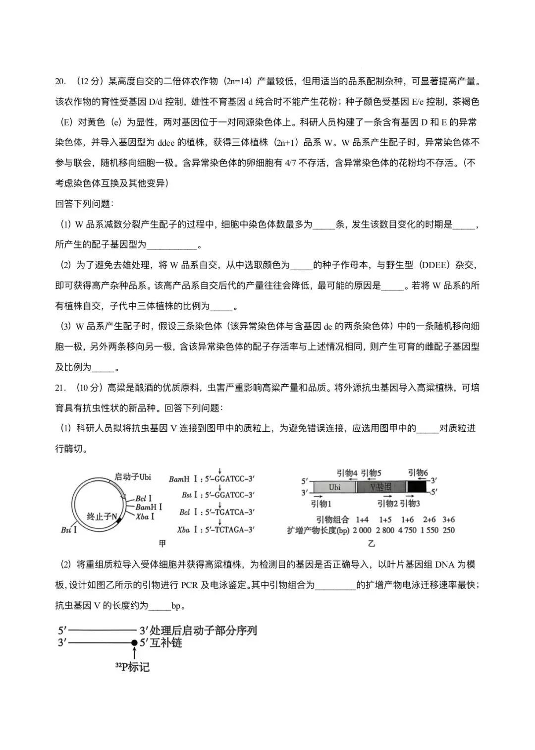 2026年贵州省高考生物试卷及答案-第7张图片-四季读书网