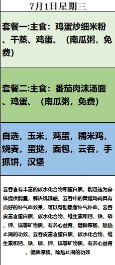 中山纪念中学教育集团云衢中学2026年中考菜谱-第31张图片-四季读书网
