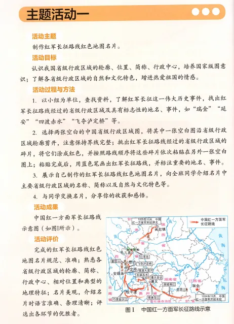 26中考地理热点:红军长征胜利90周年-第3张图片-四季读书网