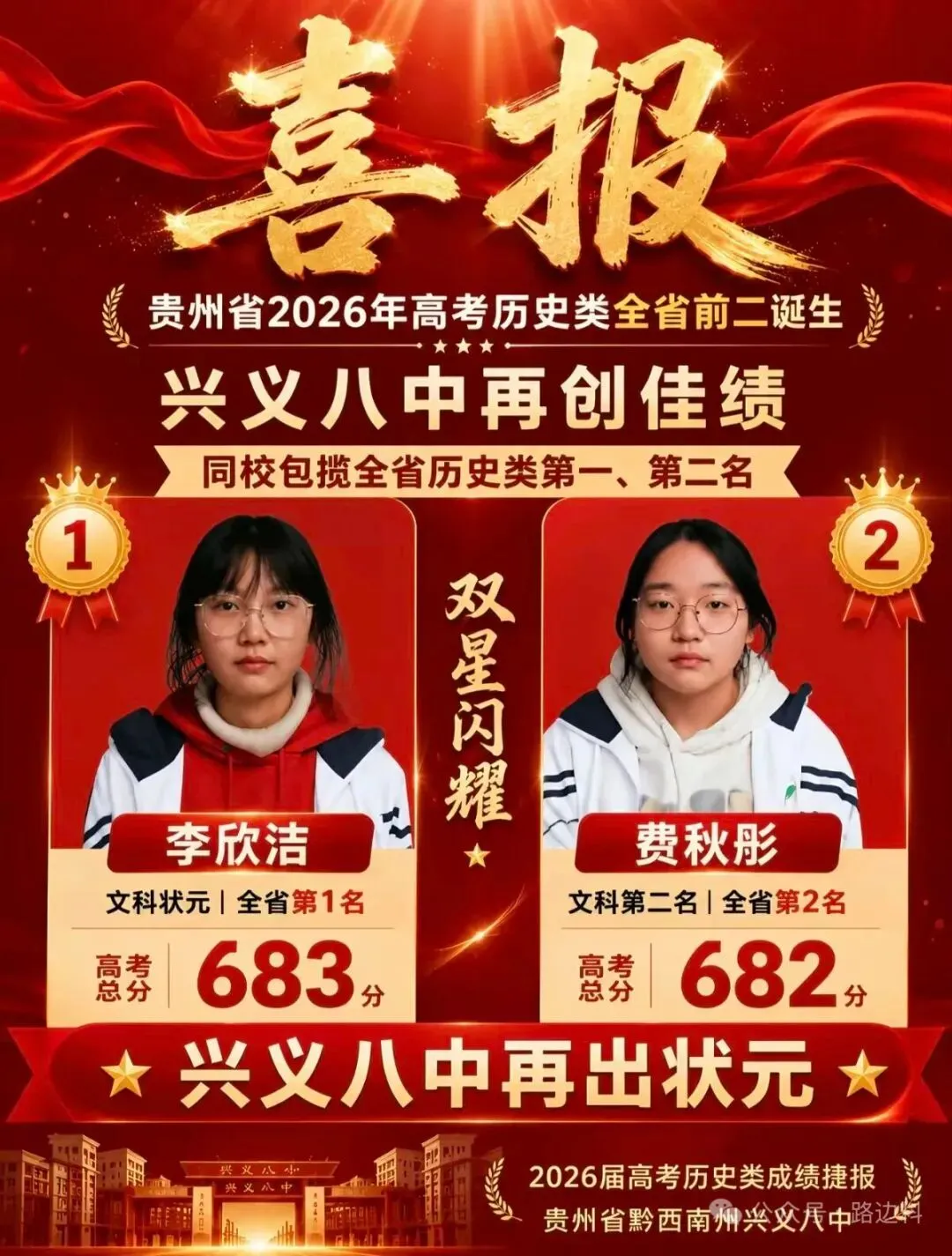 中考填志愿前必看!贵州几十所高中2026高考喜报+近三年高考情况统计(附志愿填报系统限时免费)-第7张图片-四季读书网