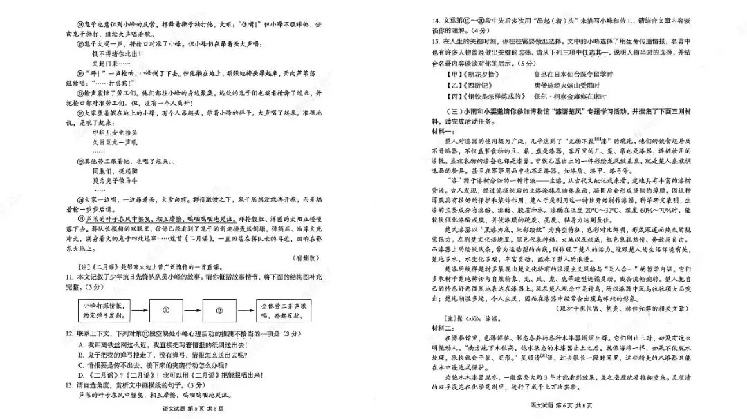 应老师综评2026湖北中考语文命题:假情景,假阅读,假写作-第3张图片-四季读书网