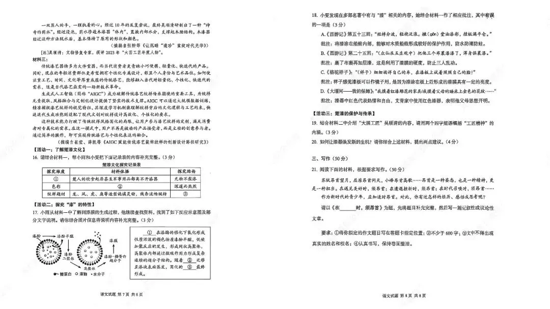 应老师综评2026湖北中考语文命题:假情景,假阅读,假写作-第4张图片-四季读书网