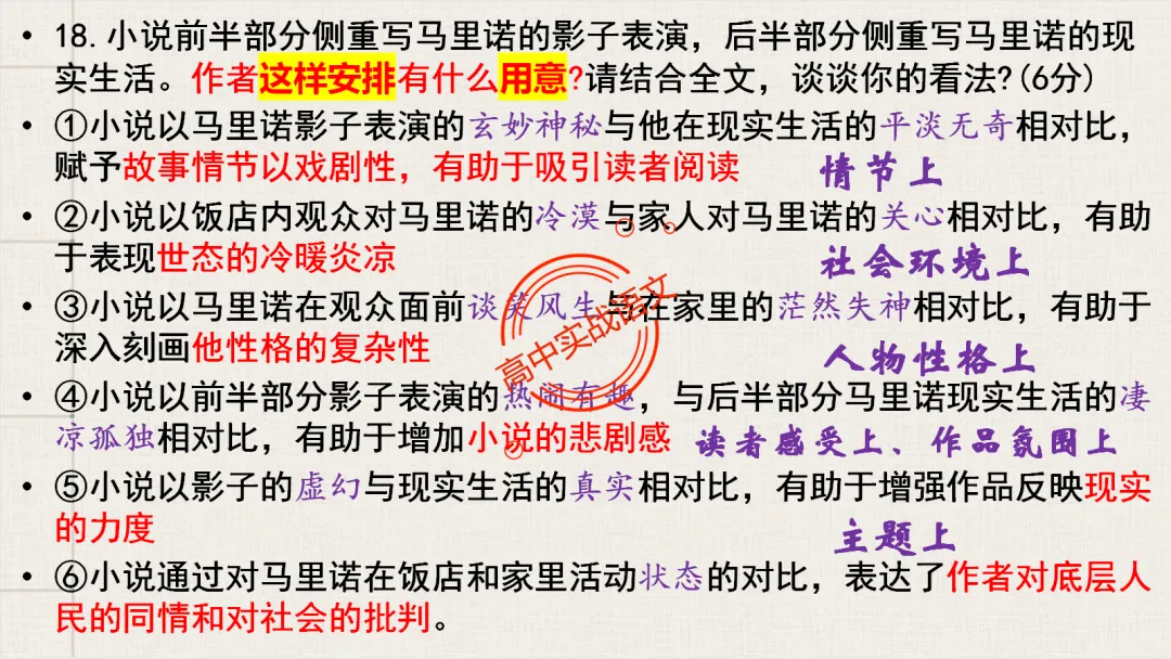 【对标2026真题】小说阅读【五大类型】完全梳理(外国小说+乡土小说+红色小说+历史小说+科幻小说)-第94张图片-四季读书网
