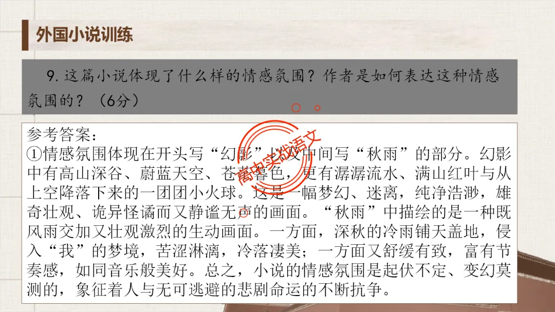【对标2026真题】小说阅读【五大类型】完全梳理(外国小说+乡土小说+红色小说+历史小说+科幻小说)-第106张图片-四季读书网