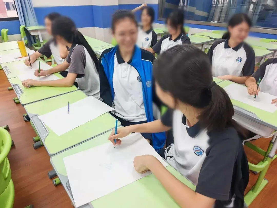 助力中考 | 心理团辅进校园:用画笔为中考学子减压赋能-第3张图片-四季读书网
