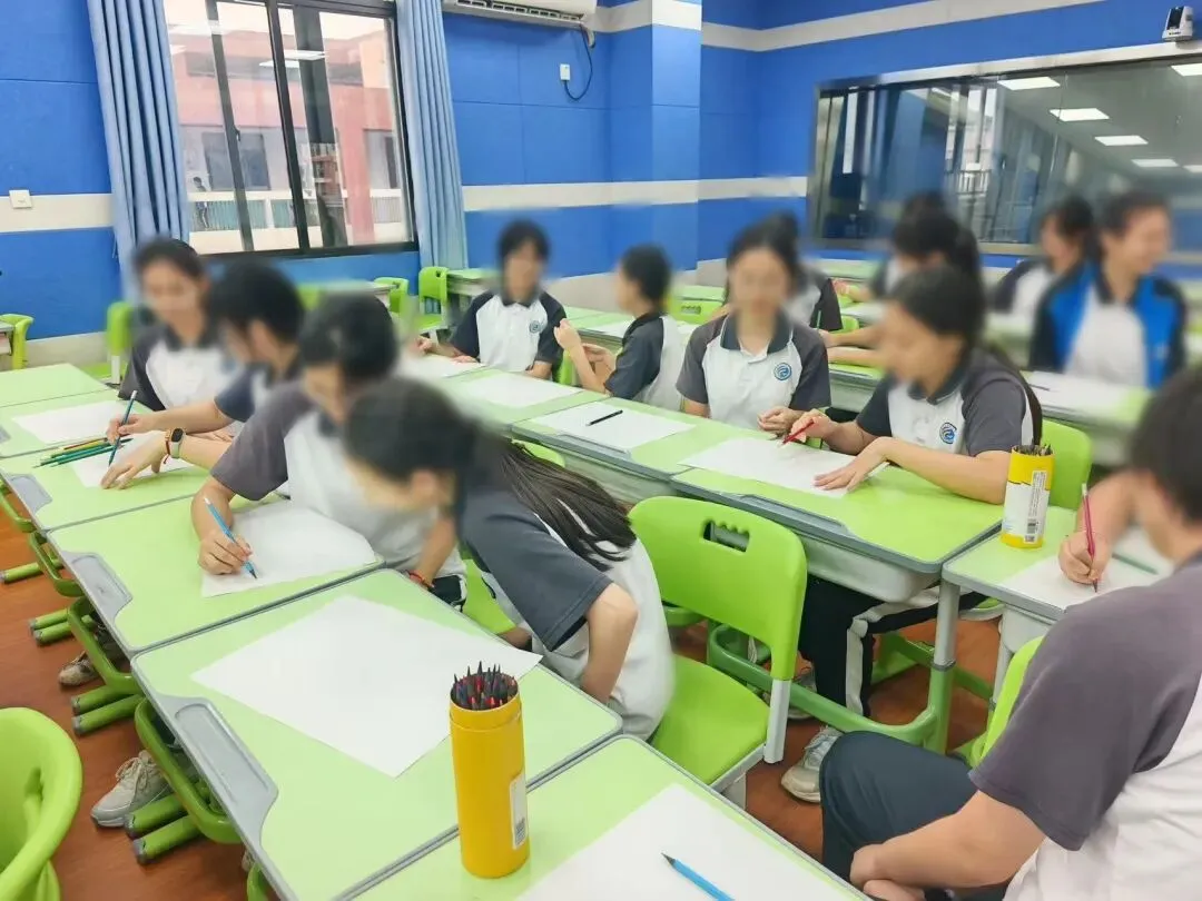 助力中考 | 心理团辅进校园:用画笔为中考学子减压赋能-第4张图片-四季读书网