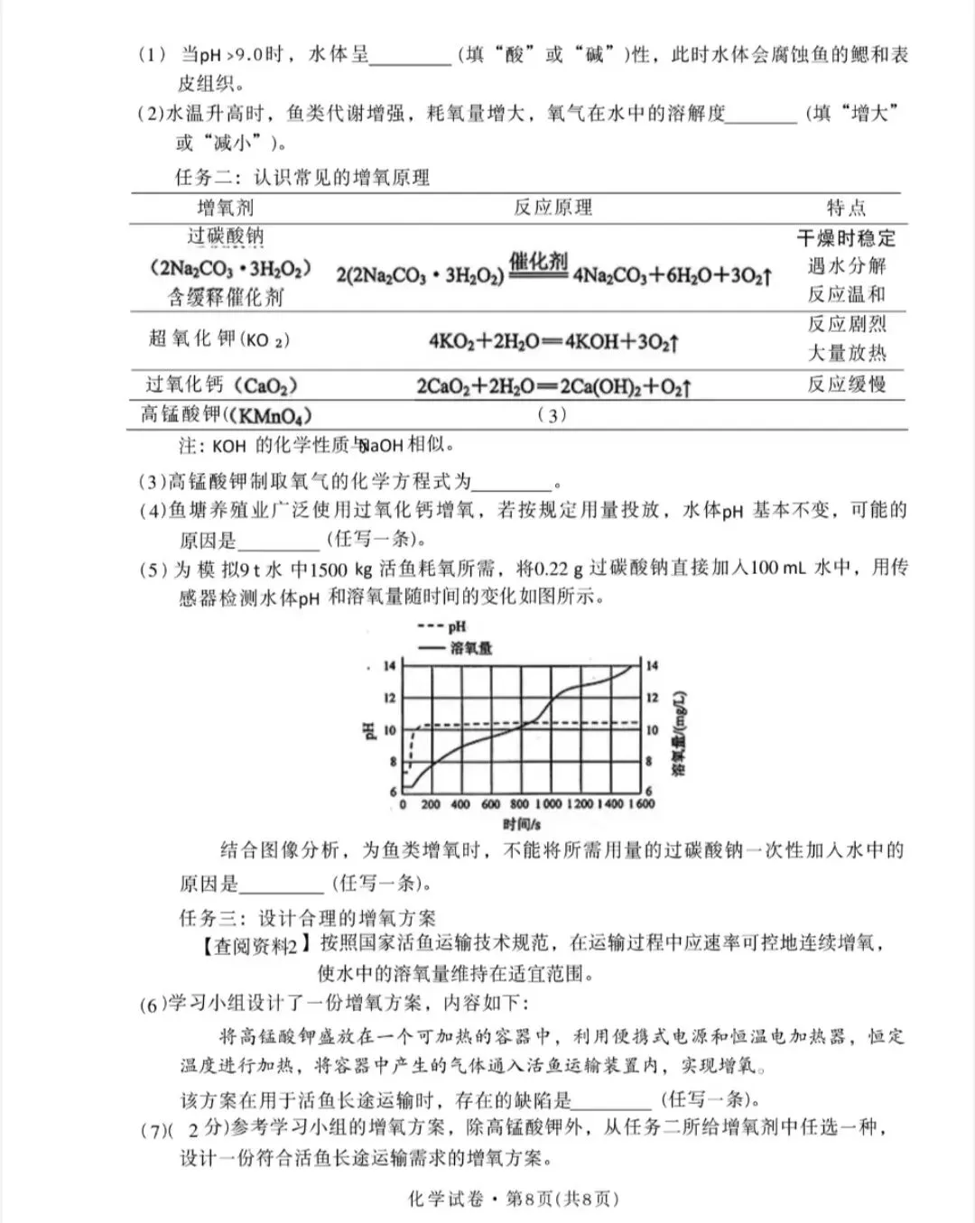 2026年云南省中考化学试卷-第8张图片-四季读书网