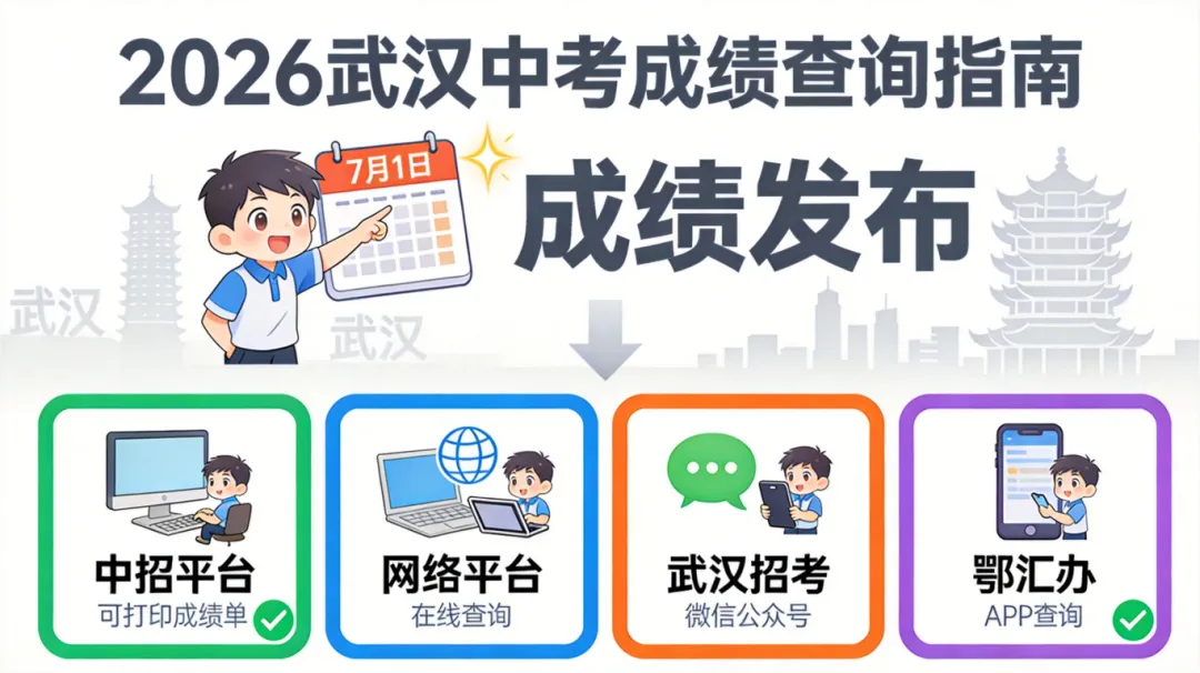 武汉中考成绩查询入口汇总!-第3张图片-四季读书网