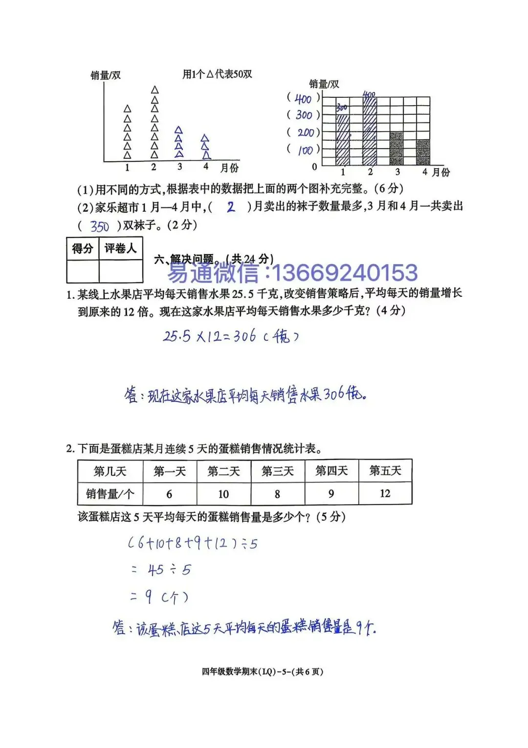LQ2026年夏小学期末素质检测试卷及参考答案-第41张图片-四季读书网