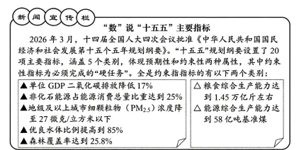 真题速递 | 2026年福建省中考道德与法治真题-第9张图片-四季读书网