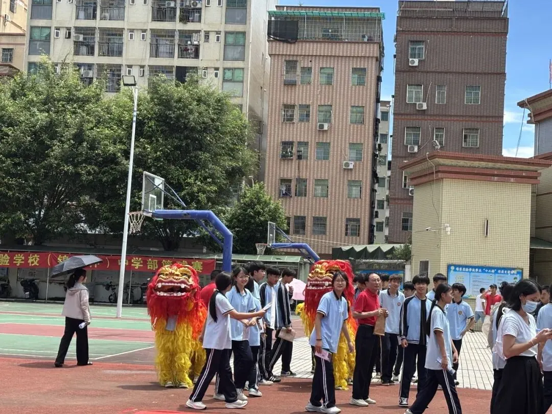 锦秀实验学校中考壮行纪实-第32张图片-四季读书网