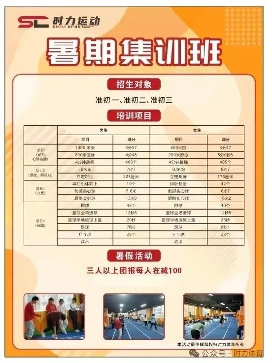 中考体育暑假集训-第3张图片-四季读书网