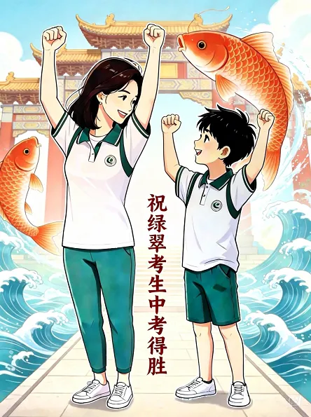 中考开锣丨绿翠送考,平凡的爱助力开门“红”!——奔跑中的绿翠学子,加油!-第2张图片-四季读书网 中考开锣丨绿翠送考,平凡的爱助力开门“红”!——奔跑中的绿翠学子,加油!-第2张图片-四季读书网