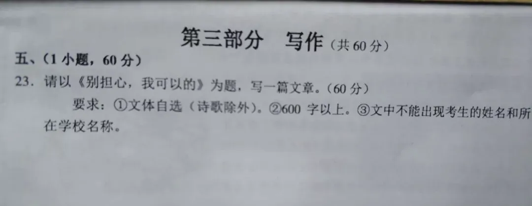 2026年广州中考作文题:给多吉的一封信-第10张图片-四季读书网