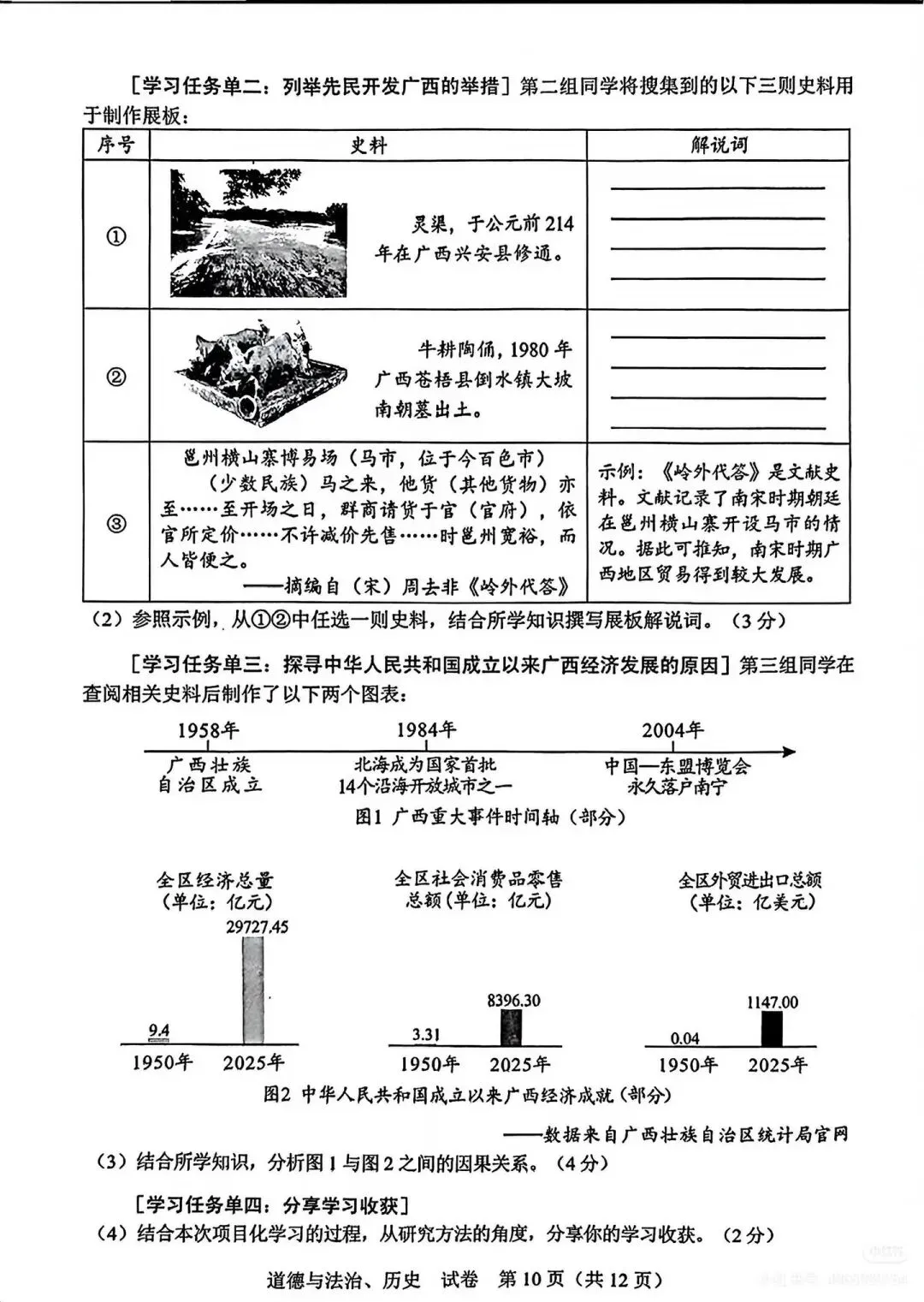 2026广西真题历史学科已面市!!!-第3张图片-四季读书网 2026广西真题历史学科已面市!!!-第3张图片-四季读书网
