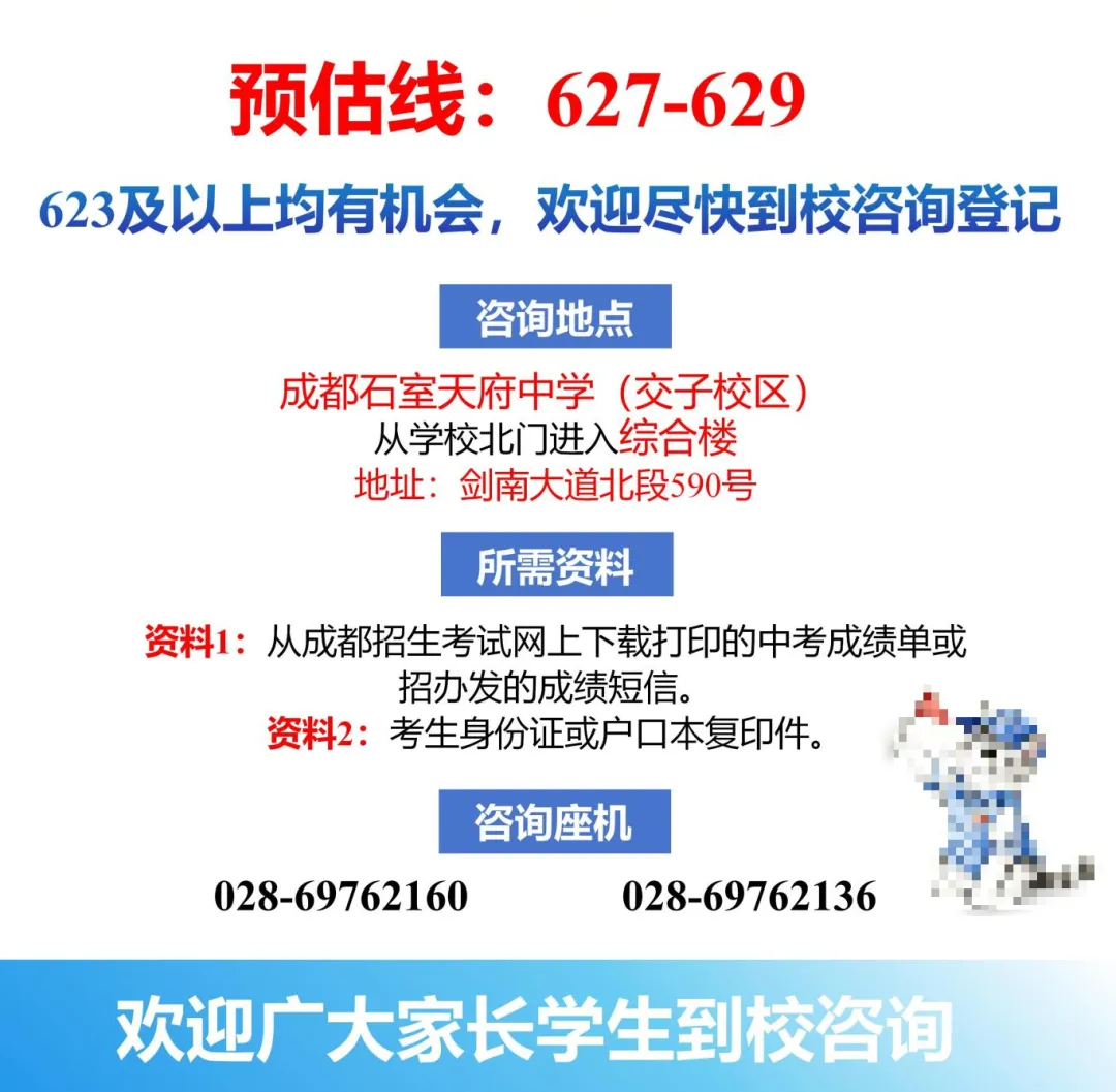 最后半天!2026年成都中考最新咨询线信息汇总!通锦594、树德金泉598、北二外610......-第6张图片-四季读书网 最后半天!2026年成都中考最新咨询线信息汇总!通锦594、树德金泉598、北二外610......-第6张图片-四季读书网