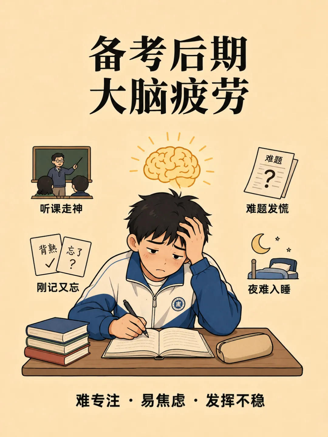 你的前额叶还好吗?高考中考倒计时,备考学子大脑正在亮起红橙警报-第4张图片-四季读书网 你的前额叶还好吗?高考中考倒计时,备考学子大脑正在亮起红橙警报-第4张图片-四季读书网
